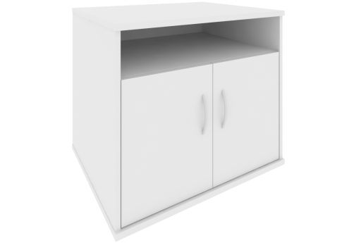 Тумба под оргтехнику, цвет белый