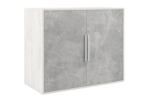 Греденция 2 двери, цвет сосна + бетон