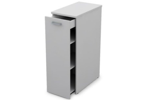 Тумба с выкатной секцией Деко, цвет белый