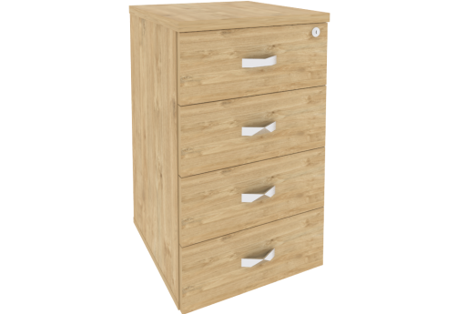 Тумба приставная, цвет тиквуд светлый