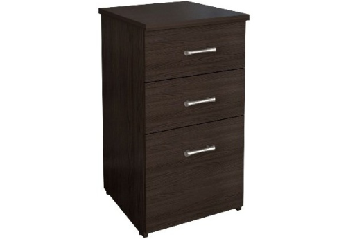 Тумба приставная (3 ящика), цвет венге