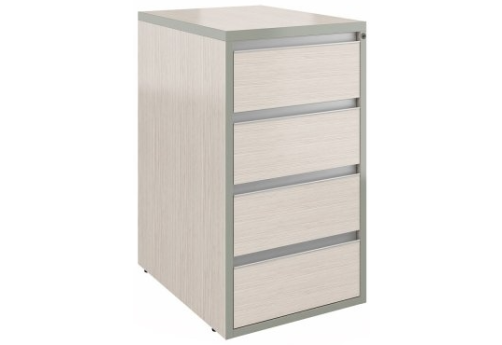 Тумба приставная с замком, цвет сосна карелия