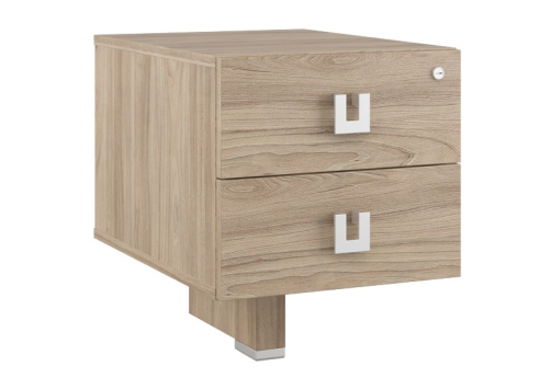 Тумба подвесная с 2 ящиками, цвет вяз