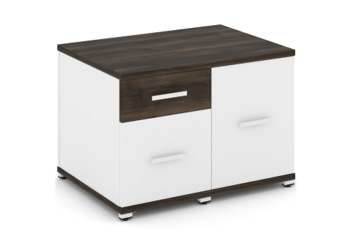 Тумба приставная сервисная Динен, цвет дуб мали-белый