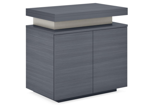 Греденция Инфинити, цвет металлик + серый