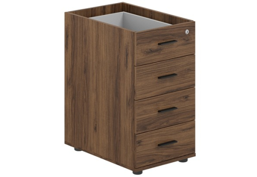 Тумба приставная с 4 ящиками (без топа) Индиго Вуд, цвет дуб модена