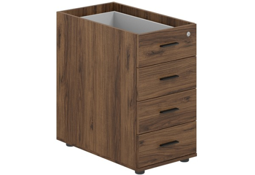 Тумба приставная с 4 ящиками (без топа) Индиго Вуд, цвет дуб модена