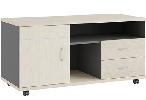 Приставка подкатная Эрника, цвет дуб шамони светлый + антрацит