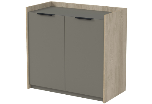 Тумба распашная Венди, цвет светлый дуб + терра