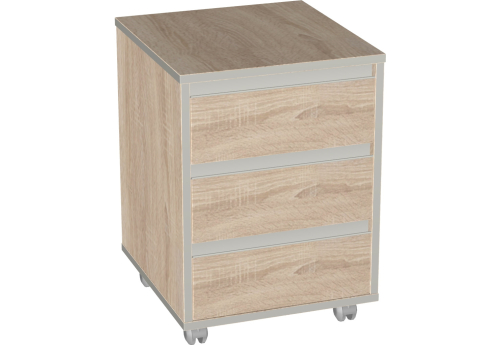 Тумба выкатная Валенсия, цвет дуб сонома