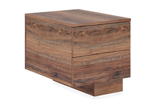 Тумба опорная 2 ящика левая Темарин, цвет орех грецкий