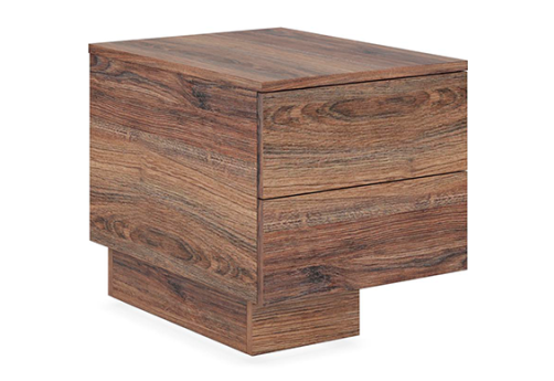 Тумба опорная 2 ящика правая Темарин, цвет орех грецкий