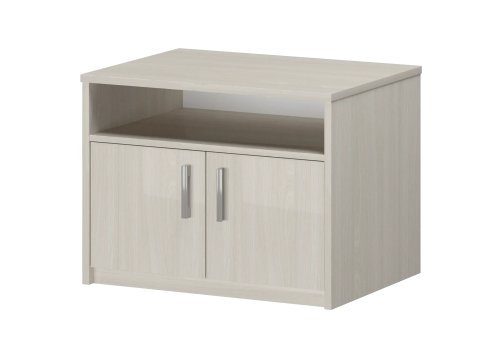 Тумба под оргтехнику Аксима, цвет ясень шимо