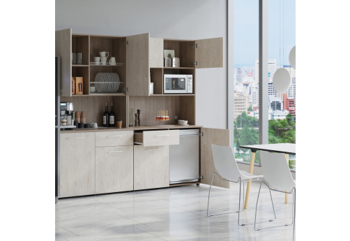 Офисная мини-кухня Индиго №11