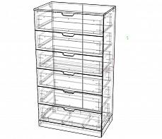 Комод Нордли Nordli 7