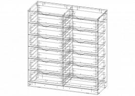 Комод Нордли Nordli 3