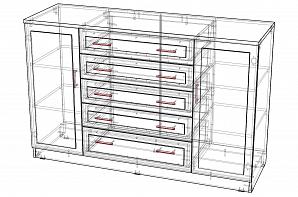 Комод Иван МДФ 2.5 BMS