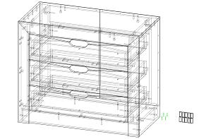 Комод Соренто К 1 BMS
