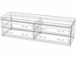 Комод прикроватный Тис - 108 BMS