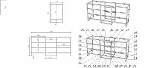 Комод Николь 12 BMS