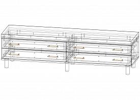Комод прикроватный Тис - 104 BMS