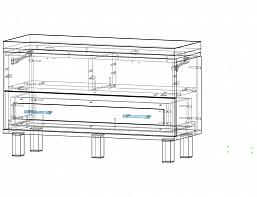Комод прикроватный Тис - 119 BMS