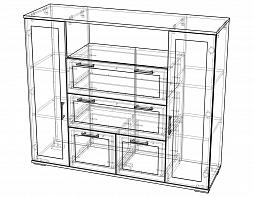 Комод Интерьер люкс 3.1 BMS