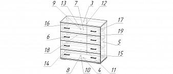 Комод Светлана 26 BMS