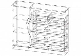 Комод Помпей м16 BMS