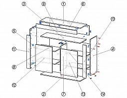 Комод Милан 2D BMS