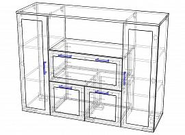 Комод Интерьер люкс 1.1 BMS