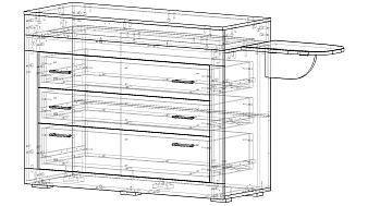Комод Скалли 6 BMS