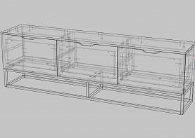 Тумба под ТВ Хлоя 11 BMS