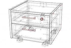 Тумба подкатная Инновация BMS
