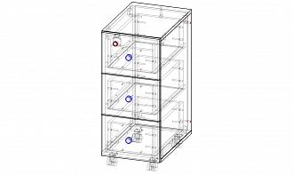 Тумба мобильная с замком BZ-403 BMS