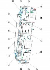 Тумба под TV с подсветкой Moler-04 BMS