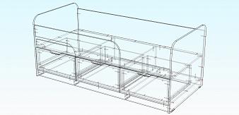 Детская кровать Минни BMS