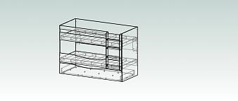 Кровать детская трехъярусная Рада 3 BMS