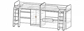 Трехъярусная кровать Миф 42.1.7 BMS
