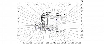 Детская кровать Голда 2 BMS