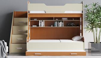 Кровать трехъярусная Фантазия 21 BMS