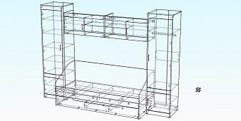 Комплект детской мебели Паскаль К4 BMS
