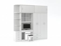 Шкаф со столом Диалог 7 BMS