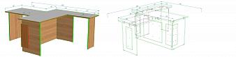 Стол руководителя Иллинойс 2 BMS