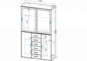 Шкаф для документов Рей 4 BMS