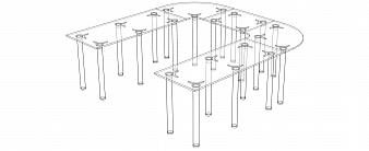 Стол для переговоров Multimeeting к4 BMS