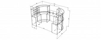 Стойка ресепшн Leona 4 BMS
