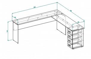 Стол руководителя Татлер 2 BMS