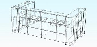 Стойка ресепшн №14 4 BMS