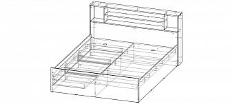 Кровать с полками Мия 13 BMS